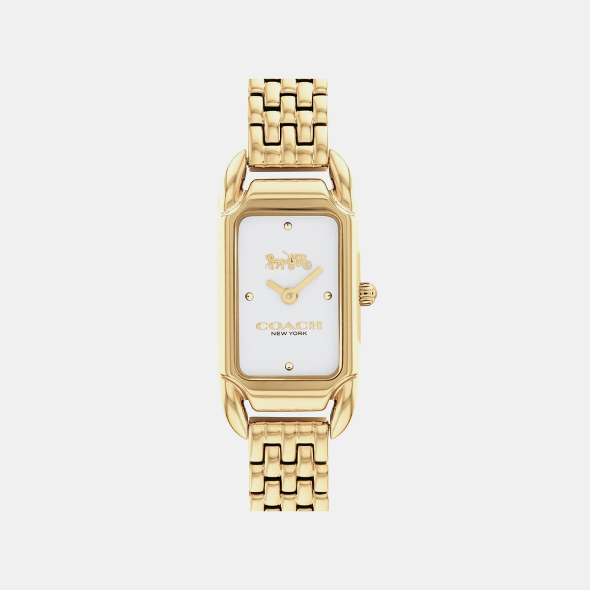 Cadie Women Quartz White Dial Analog Stainless Steel Watch 14504036