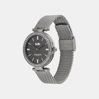 Park Women Quartz Grey Dial Analog Stainless Steel Watch 14504099