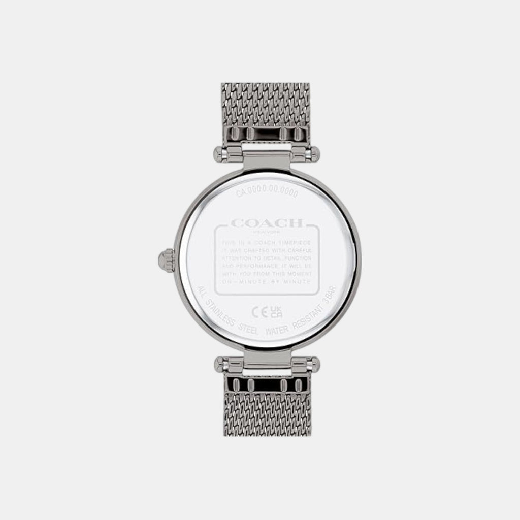 Park Women Quartz Grey Dial Analog Stainless Steel Watch 14504099