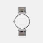 Park Women Quartz Grey Dial Analog Stainless Steel Watch 14504099