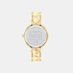 Chelsea Women Quartz Thin Gold Dial Analog Stainless Steel Watch 14504125
