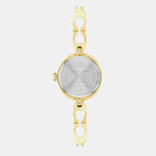 Women Quartz White Dial Analog Stainless Steel Watch 14504129