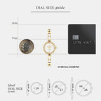 Women Quartz White Dial Analog Stainless Steel Watch 14504129