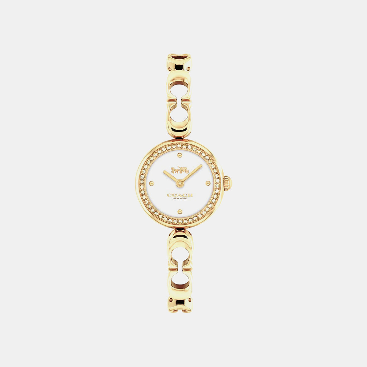 Gracie Women Quartz White Dial Analog Stainless Steel Watch 14504129