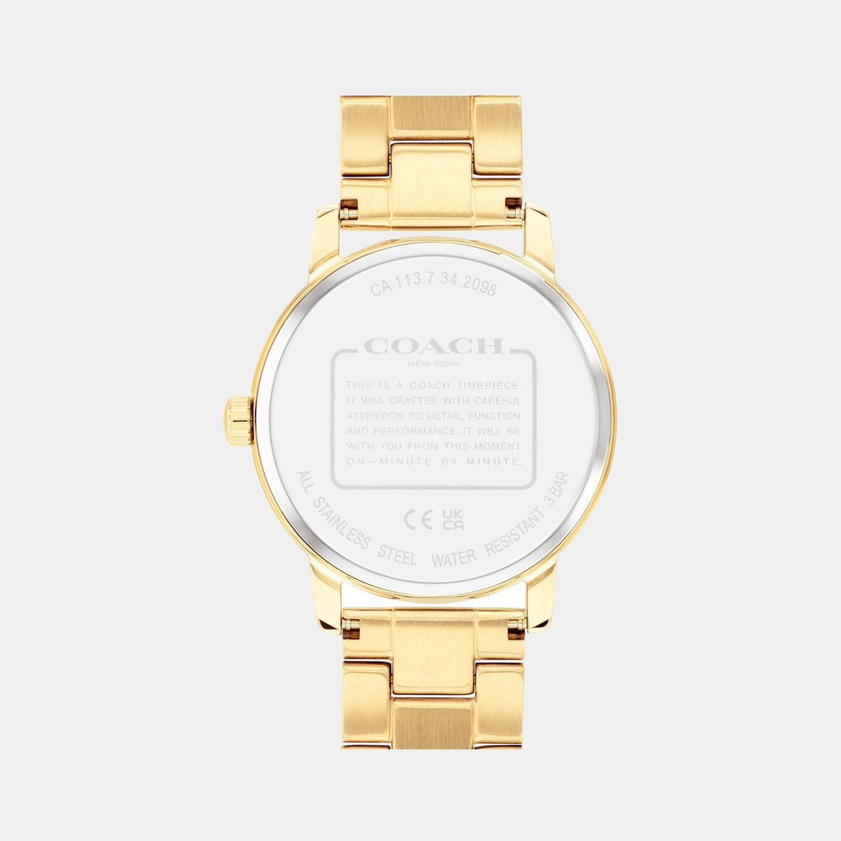 Coach Women Round Black watch