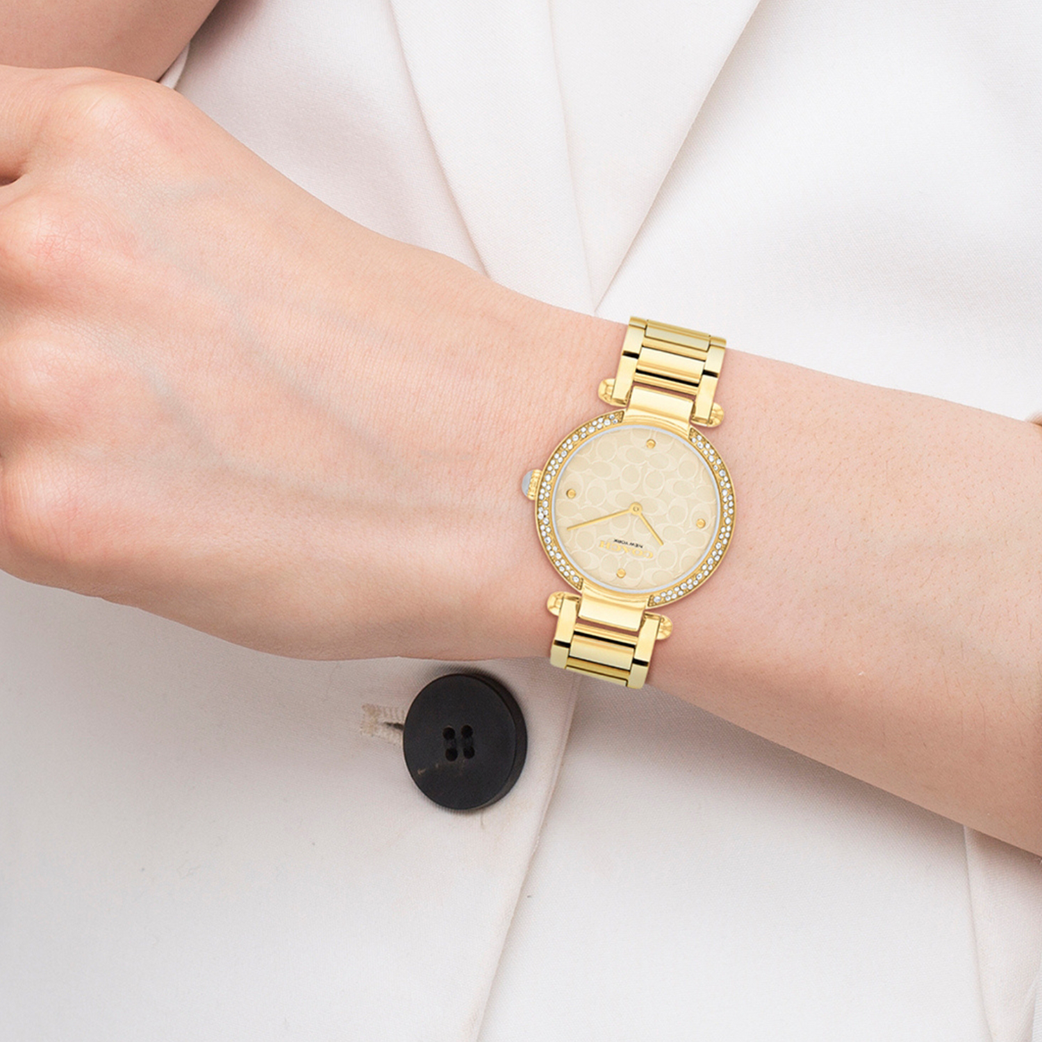 Coach Stainless Steel Round watch