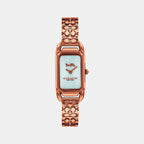 Cadie Women Quartz Silver White Dial Analog Stainless Steel Watch 14504197