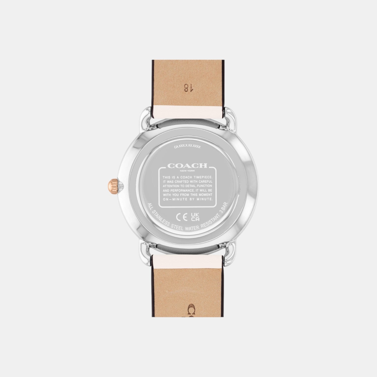 Elliot Women Quartz Silver Dial Analog Leather Watch 14504200