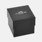 Elliot Women Quartz Silver & White Dial Analog Leather Watch 14504206