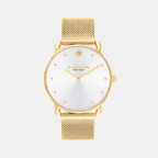 Coach Round Silver Analog watch