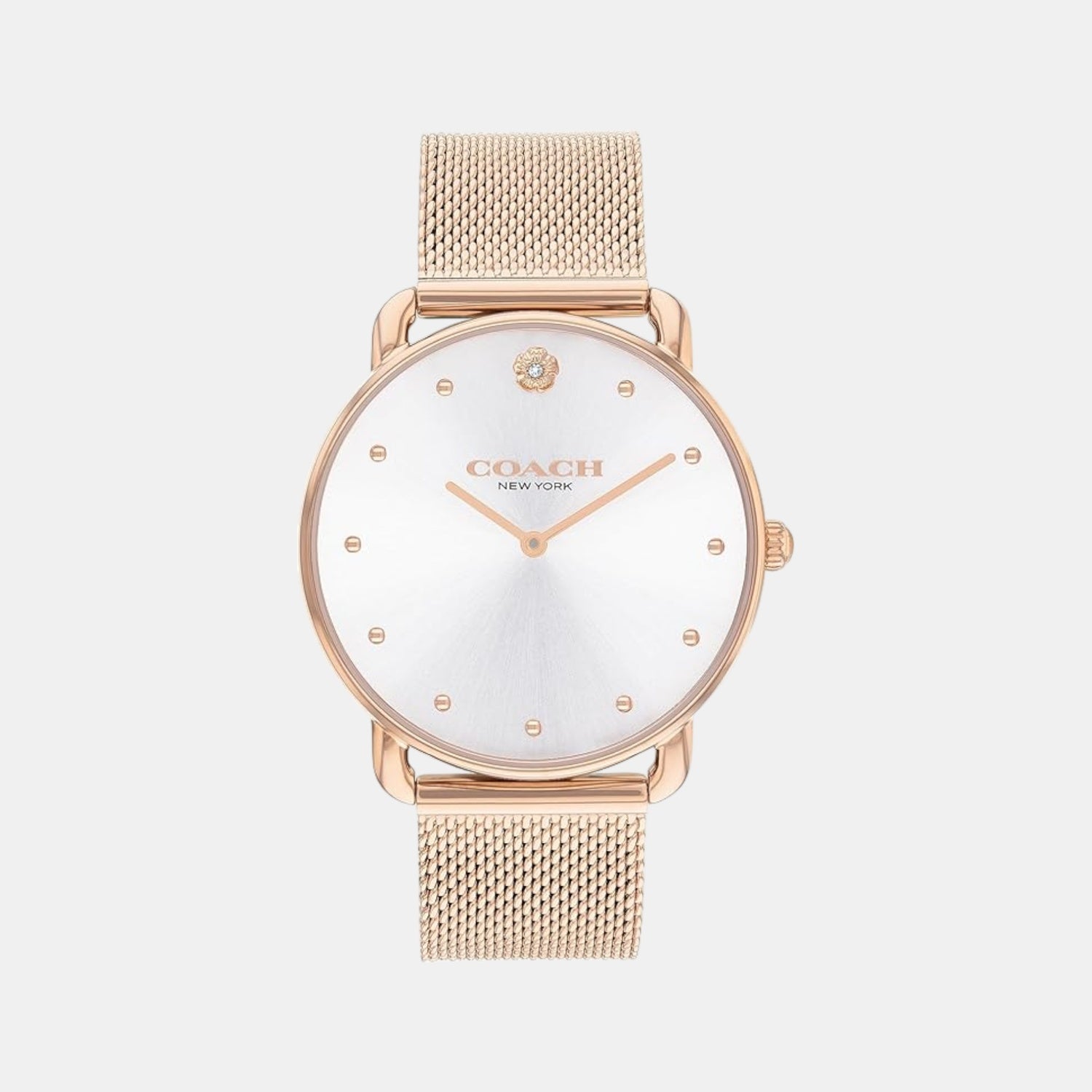 Elliot Women Quartz Silver & White Dial Analog Stainless Steel Watch 14504209