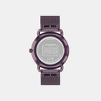 Elliot Women Quartz Purple Dial Analog Stainless Steel Watch 14504211