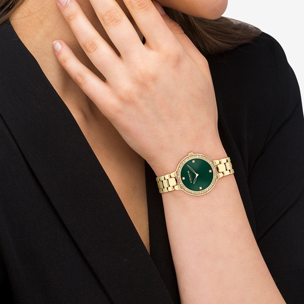 Coach Stainless Steel Round watch