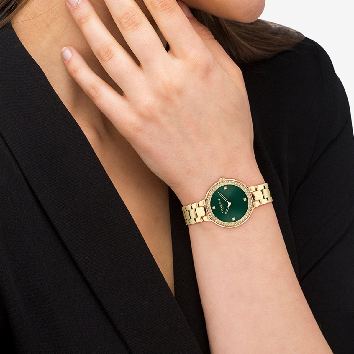 Coach Stainless Steel Round watch