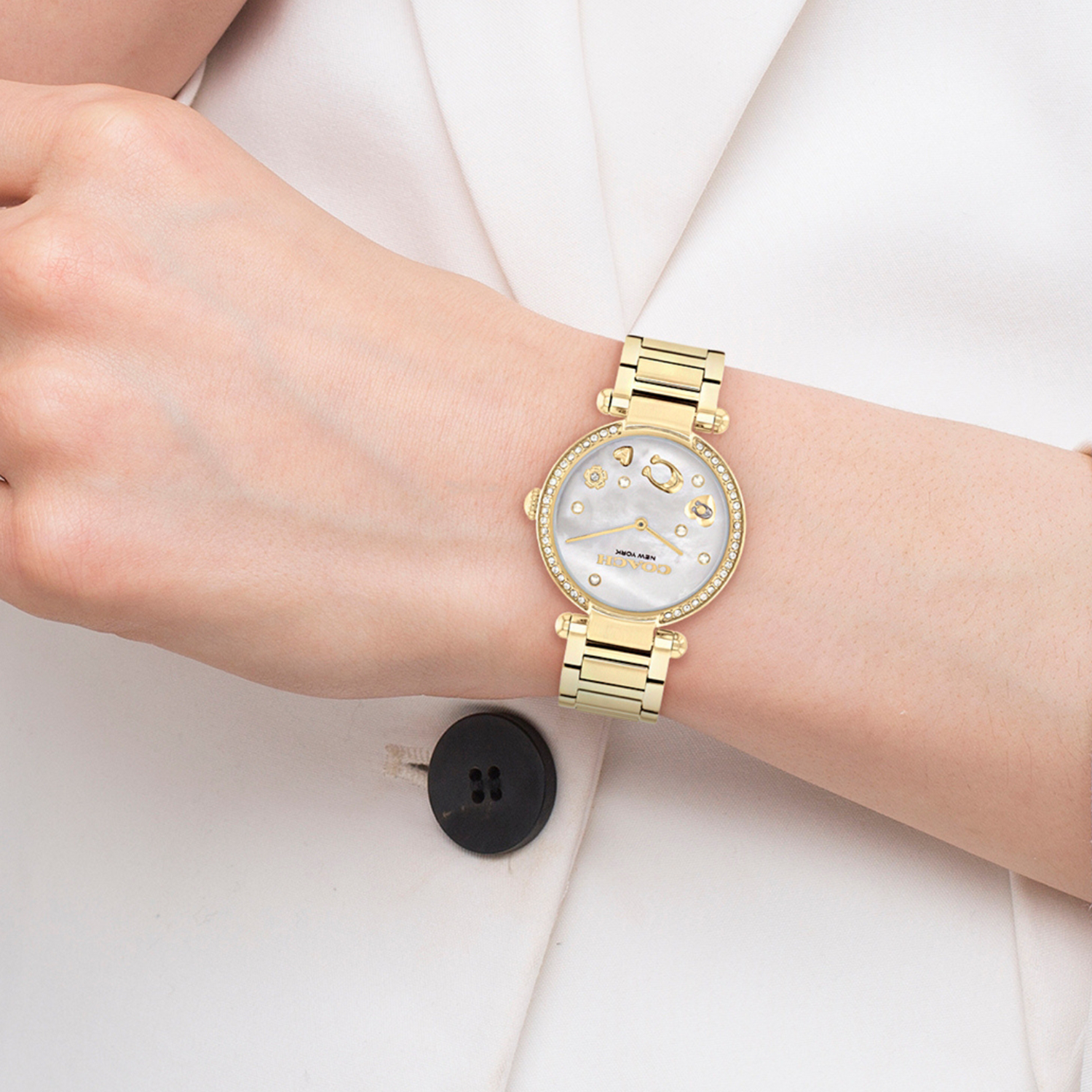 Coach Stainless Steel Round watch