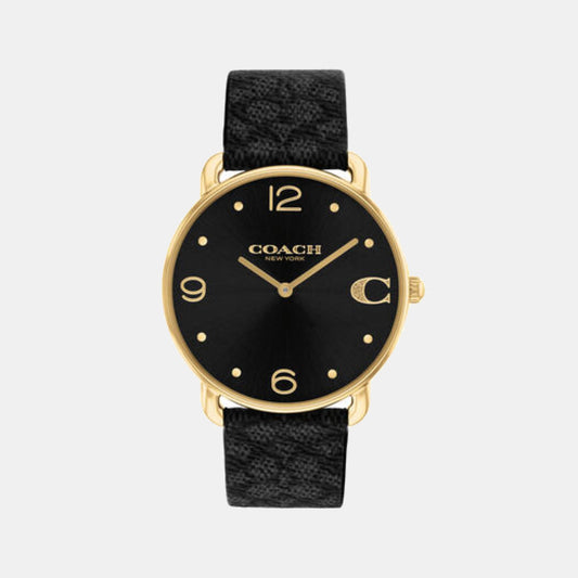 Elliot Women Quartz Black Dial Analog Calf Watch 14504289
