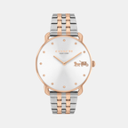 Coach Round Silver Analog watch