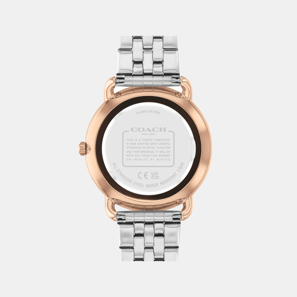 Coach Women Round Silver watch