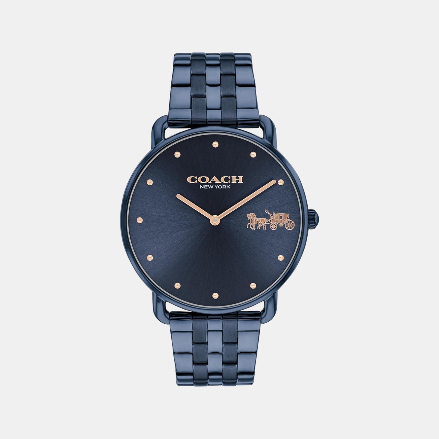 Elliot Women Quartz Blue Dial Analog Stainless Steel Watch 14504297