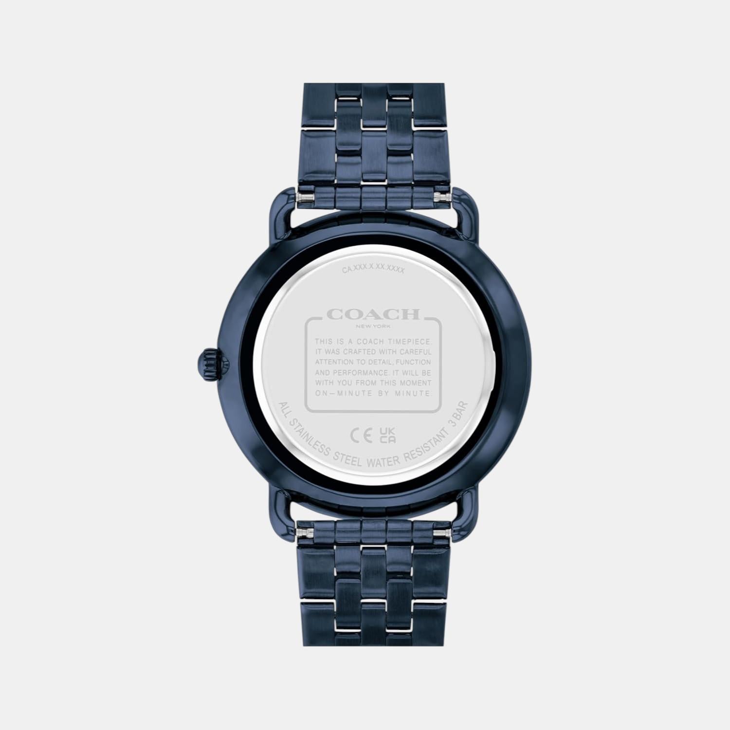 Elliot Women Quartz Blue Dial Analog Stainless Steel Watch 14504297