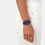 Elliot Women Quartz Blue Dial Analog Stainless Steel Watch 14504297