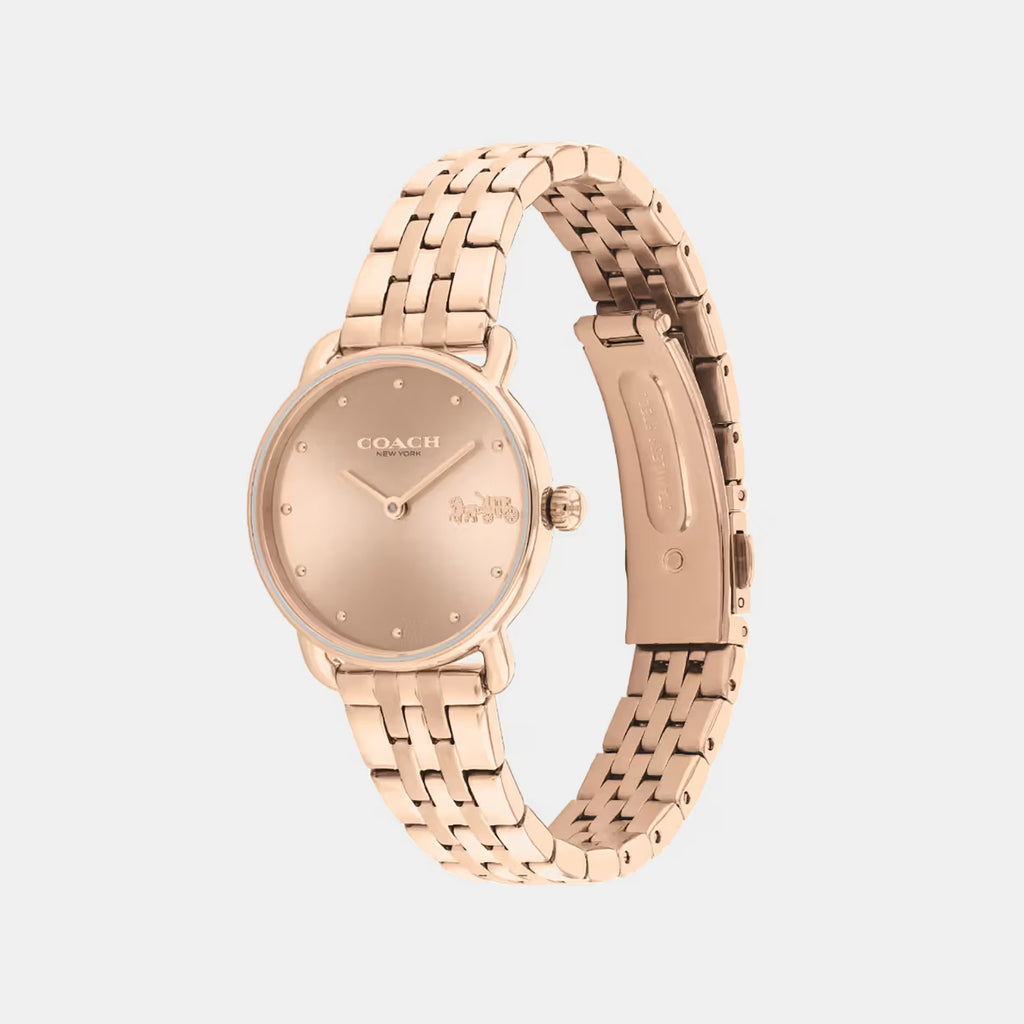 Elliot Women Quartz Rose Gold Dial Analog Stainless Steel Watch 14504303