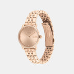 Elliot Women Quartz Rose Gold Dial Analog Stainless Steel Watch 14504303