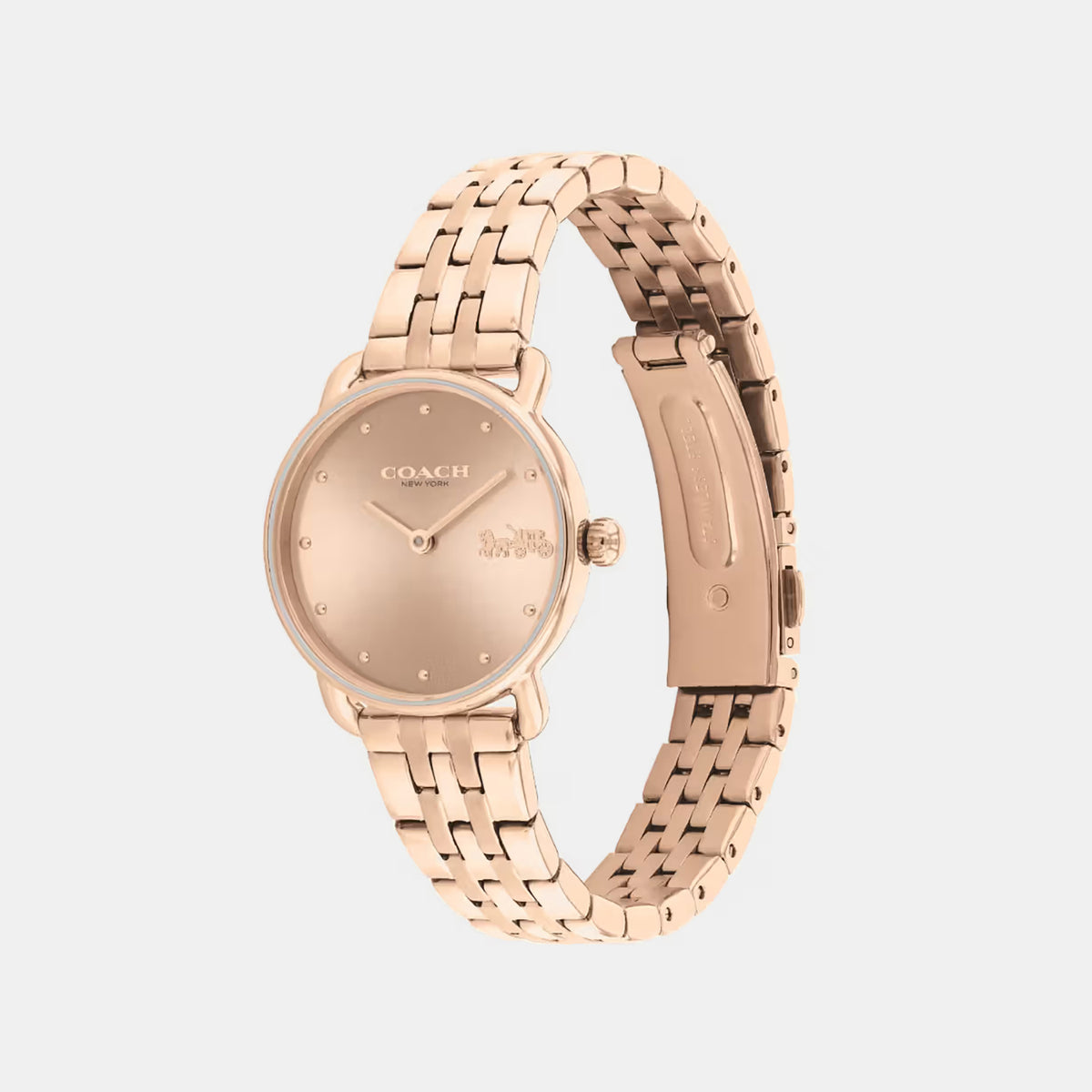 Elliot Women Quartz Rose Gold Dial Analog Stainless Steel Watch 14504303