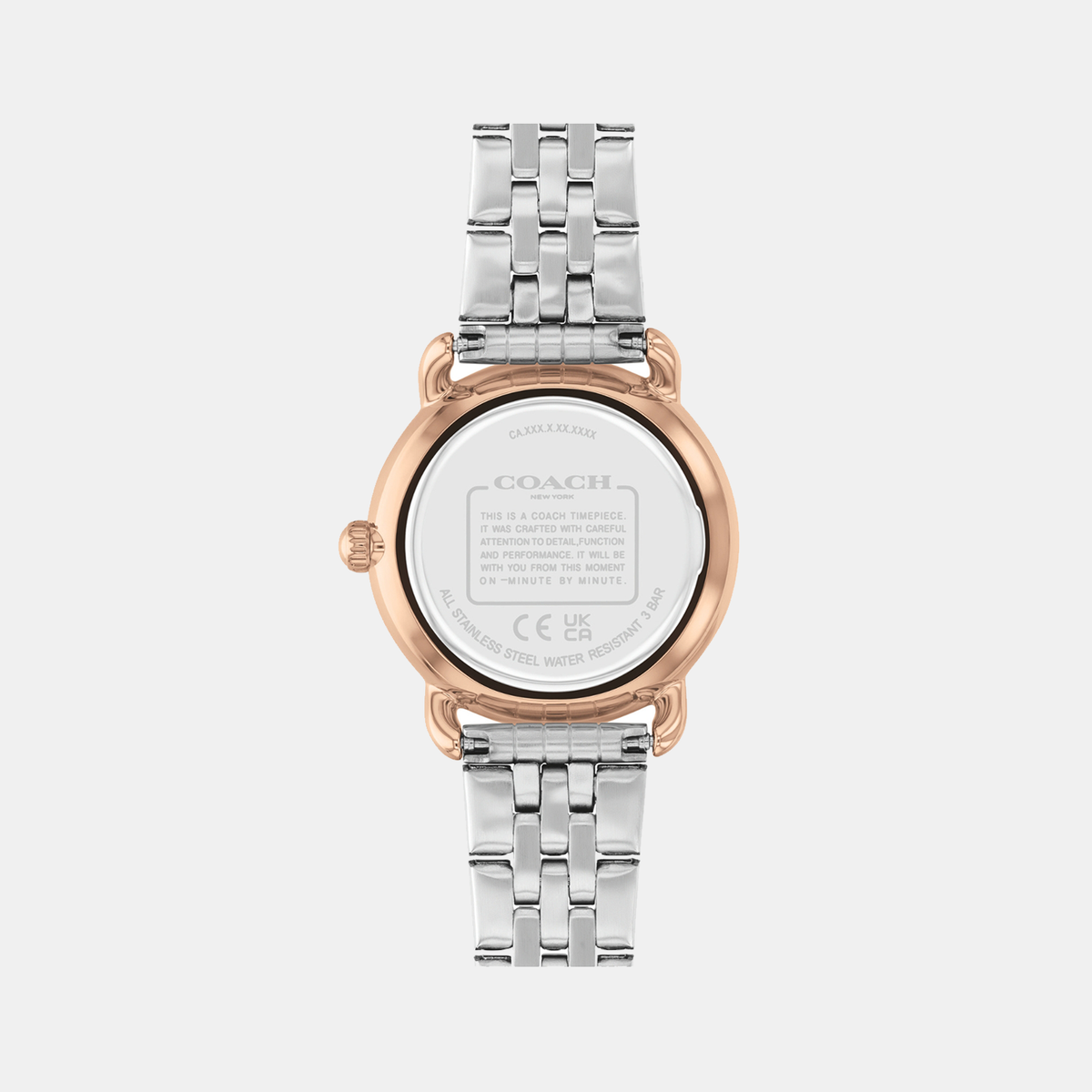 Coach Women Round Silver watch