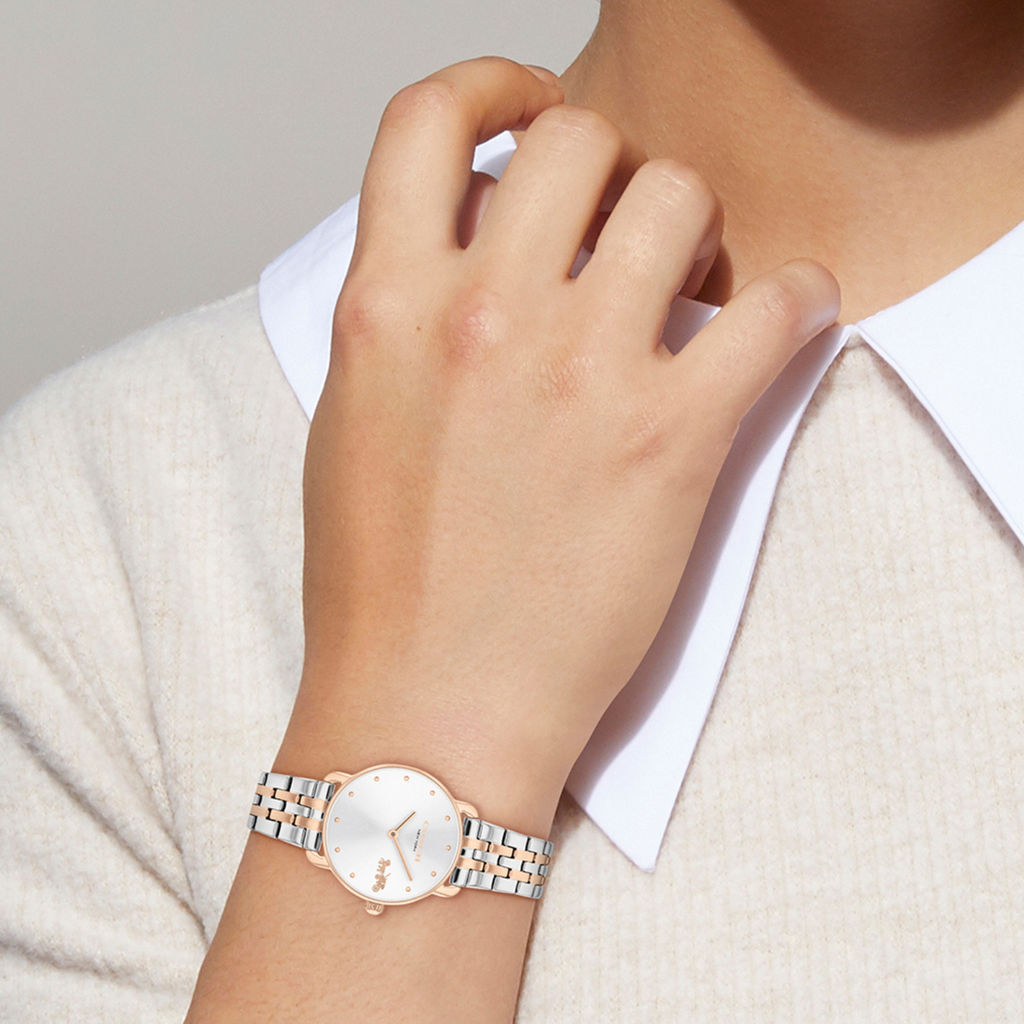 Coach Stainless Steel Round watch