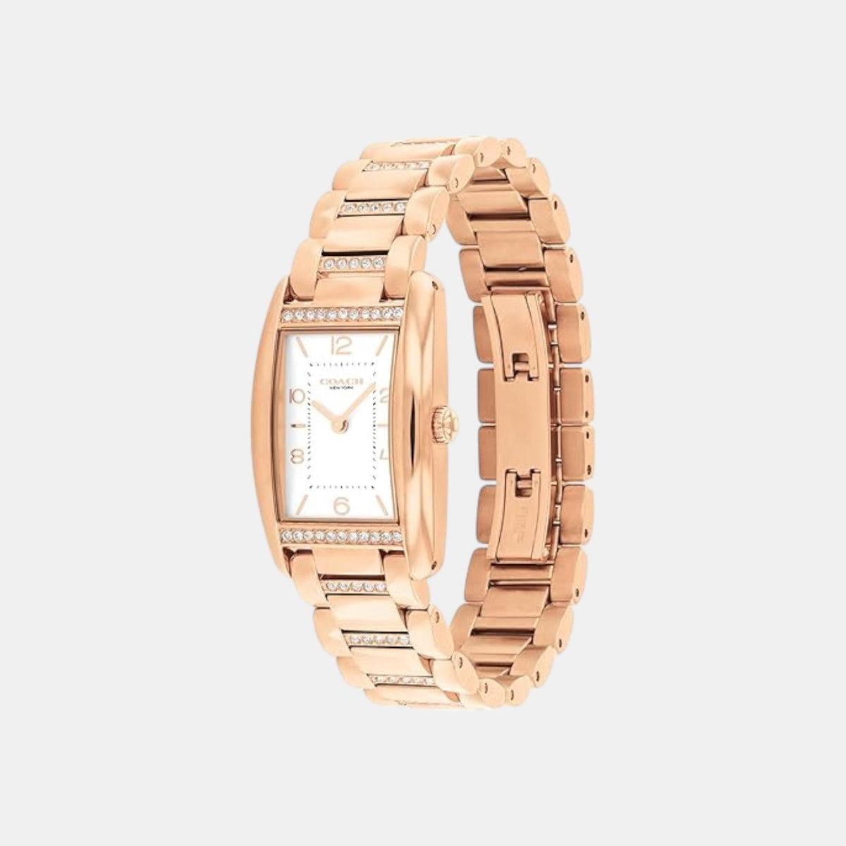Reese Women Quartz White Dial Analog Stainless Steel Watch 14504317