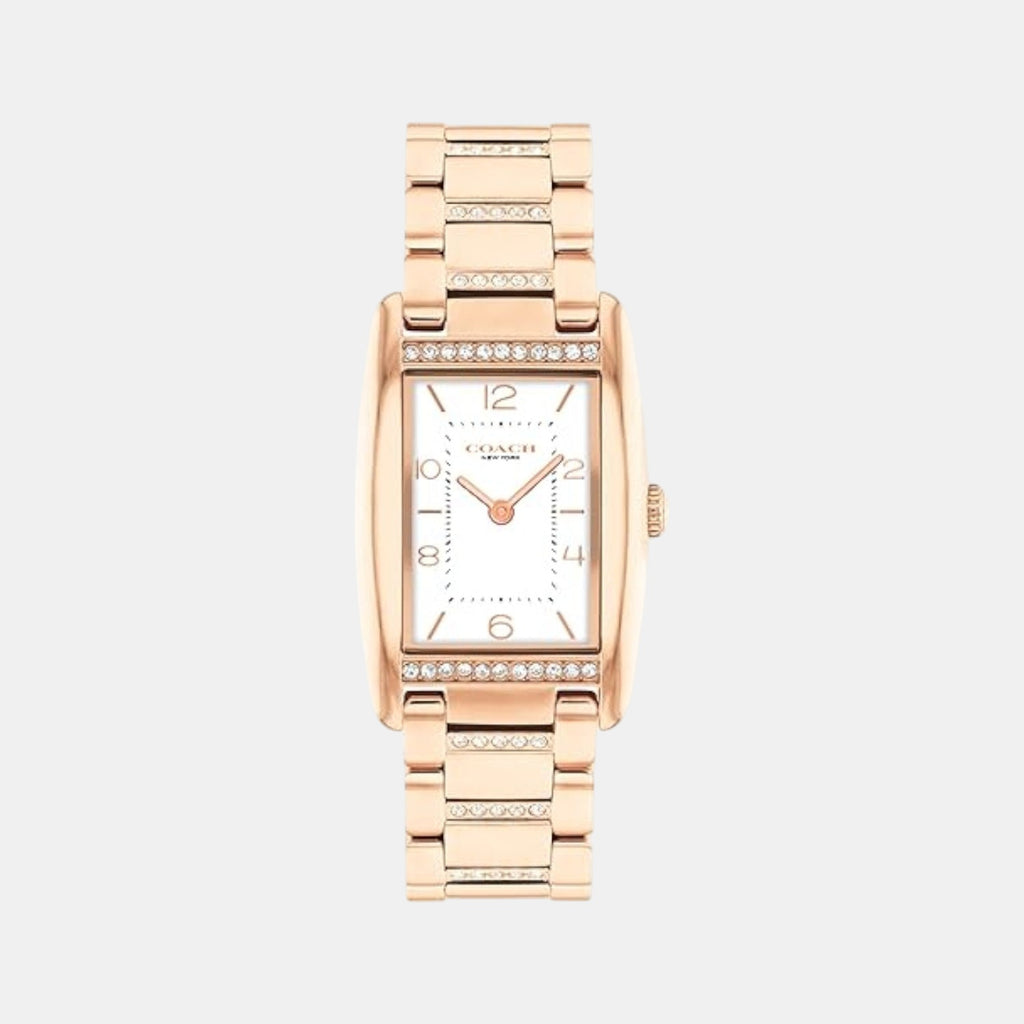 Reese Women Quartz White Dial Analog Stainless Steel Watch 14504317