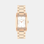 Reese Women Quartz White Dial Analog Stainless Steel Watch 14504317