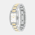 Reese Women Quartz White Dial Analog Stainless Steel Watch 14504318