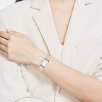 Reese Women Quartz White Dial Analog Stainless Steel Watch 14504318