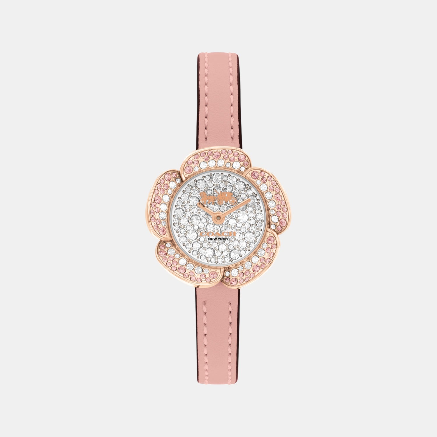 Tearose Women Quartz Gold Dial Analog Leather Watch 14504323