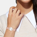 Chelsea Women Quartz Silver Dial Analog Stainless Steel Watch 14504331