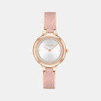 Chelsea Women Quartz Silver Dial Analog Stainless Steel Watch 14504331