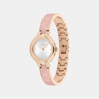 Chelsea Women Quartz Silver Dial Analog Stainless Steel Watch 14504331