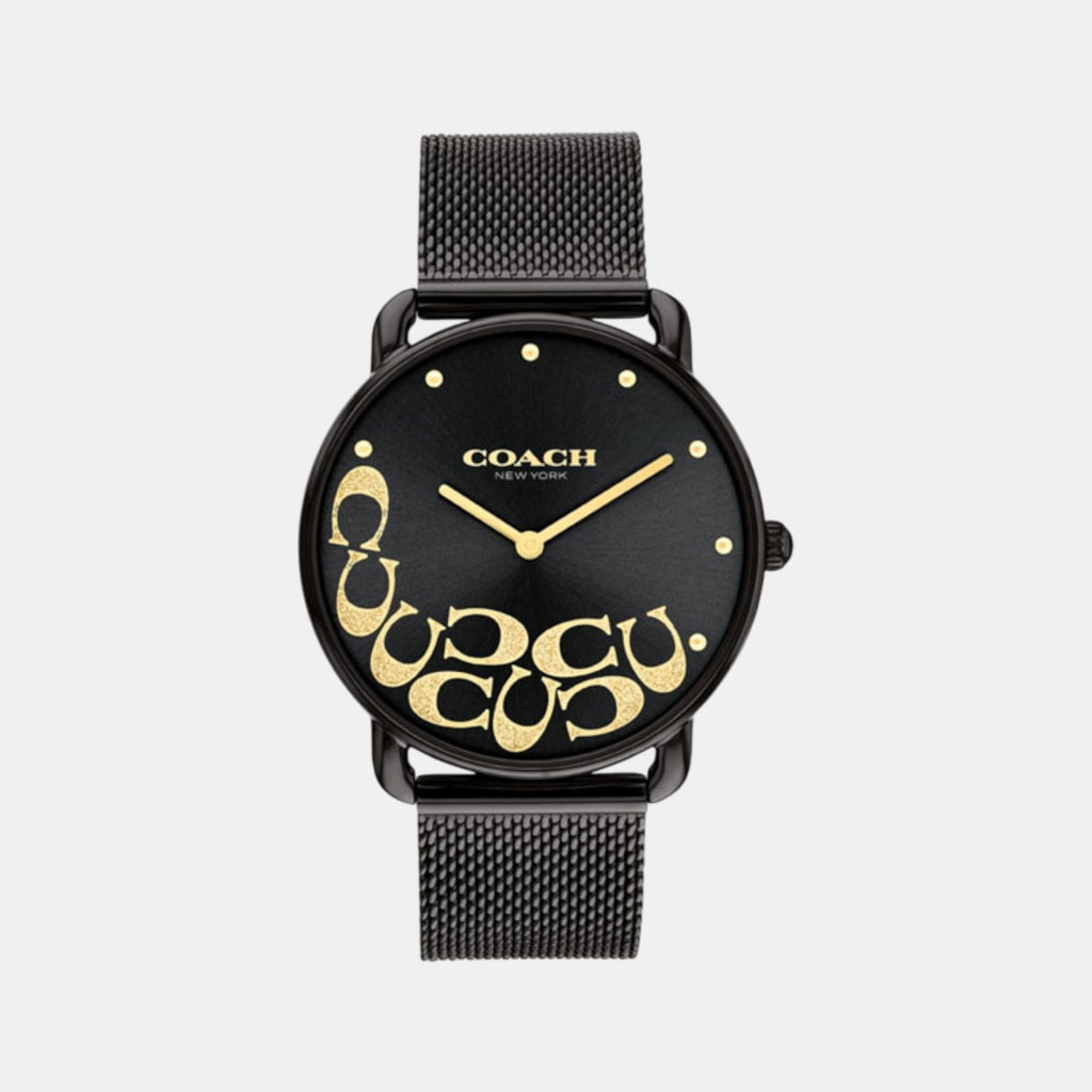 Elliot Women Quartz Black Dial Analog Stainless Steel Watch 14504340