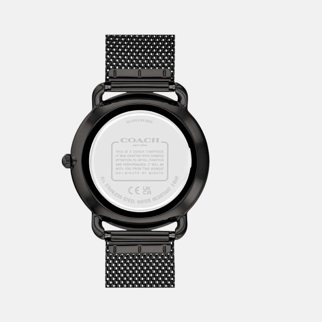 Elliot Women Quartz Black Dial Analog Stainless Steel Watch 14504340