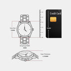 Chelsea Women Quartz Black Dial Analog Stainless Steel Watch 14504352