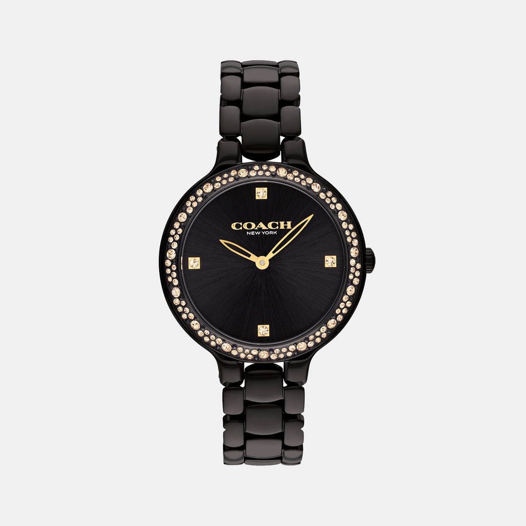 Coach Round Black Analog watch