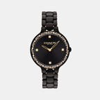 Coach Round Black Analog watch