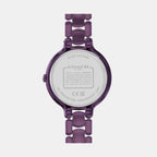 Coach Women Round Purple watch