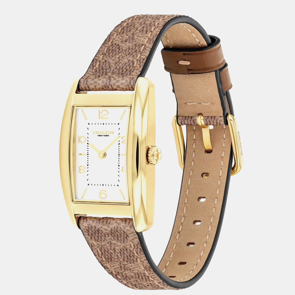 Reese Women Quartz White Dial Analog Leather Watch 14504355