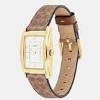 Reese Women Quartz White Dial Analog Leather Watch 14504355