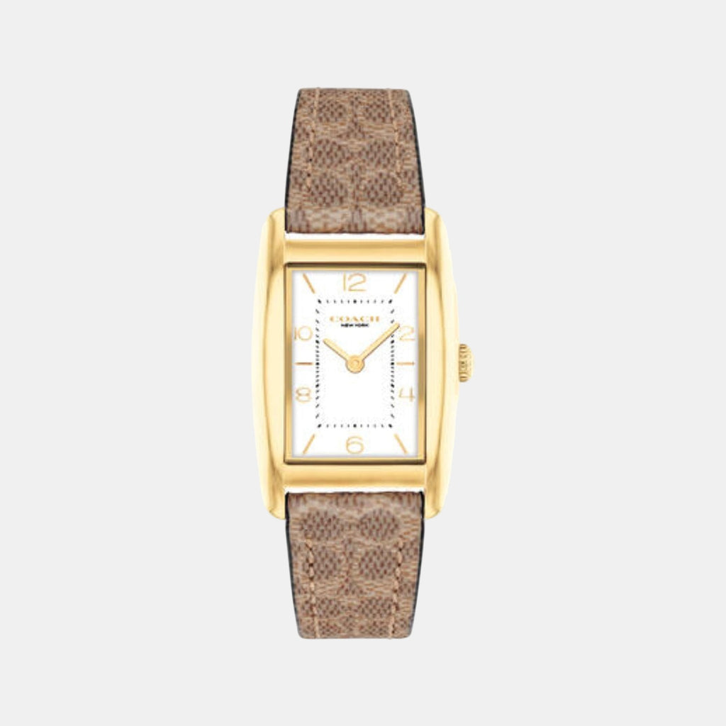 Reese Women Quartz White Dial Analog Leather Watch 14504355