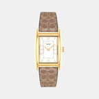 Reese Women Quartz White Dial Analog Leather Watch 14504355