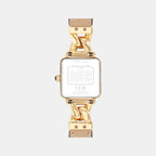 Cass Women Quartz Black Dial Analog Calf Watch 14504356